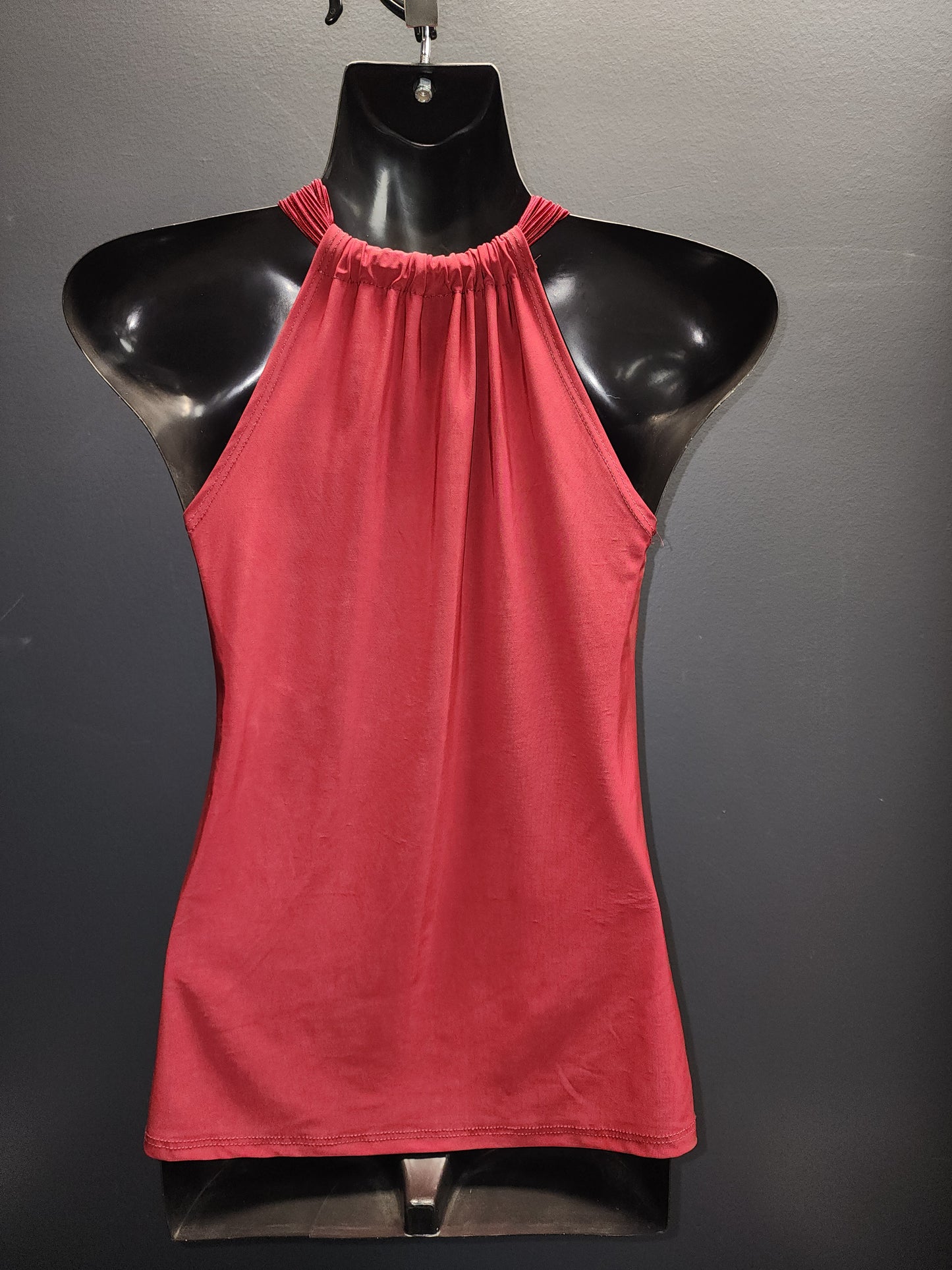 Classy Tank Style Blouse with attached necklace