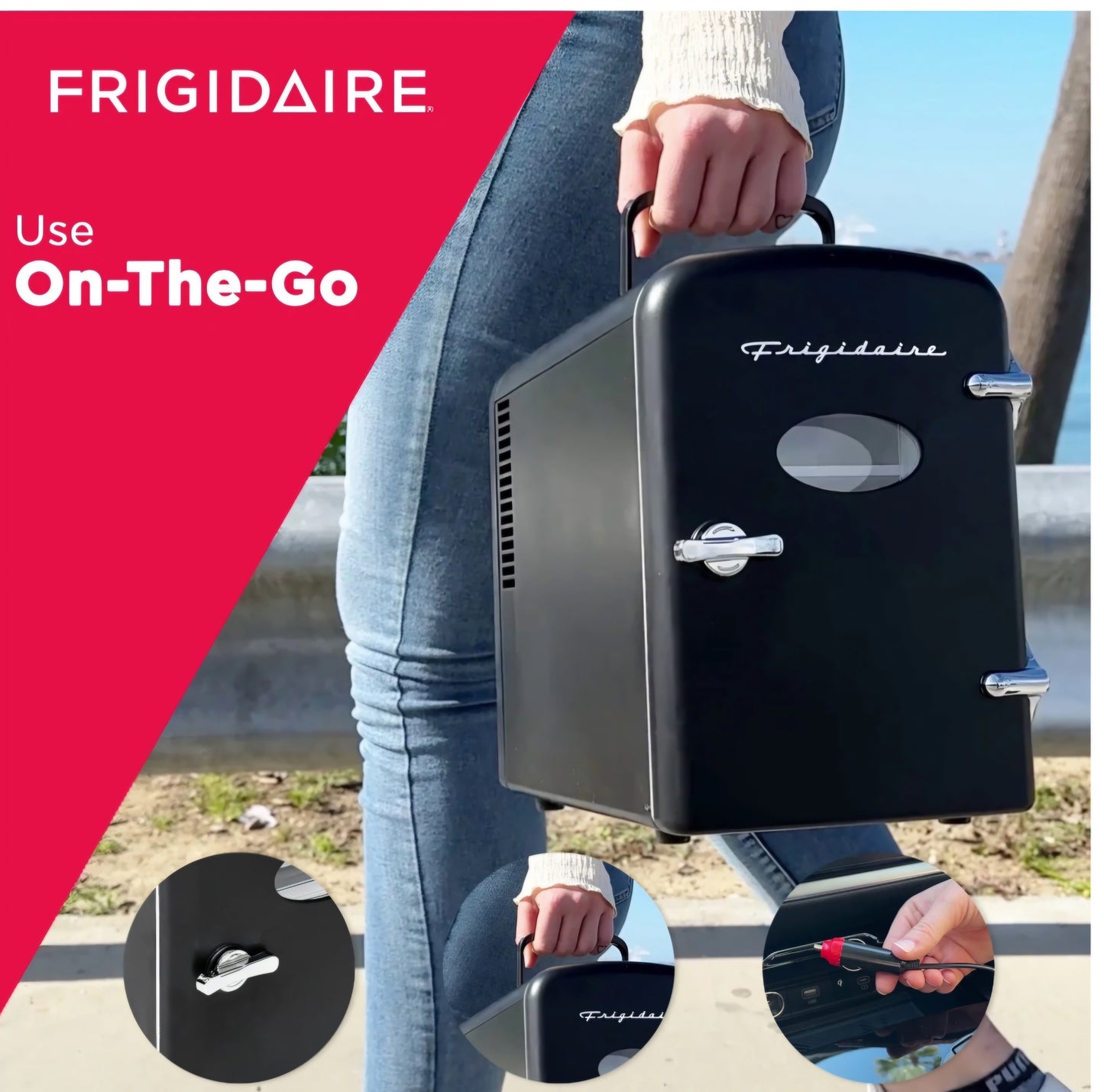 Frigidaire Portable Mini Fridge-Retro 9-Can