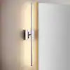 Makena 28 in. Chrome Dimmable Integrated LED Metal Wall Sconce