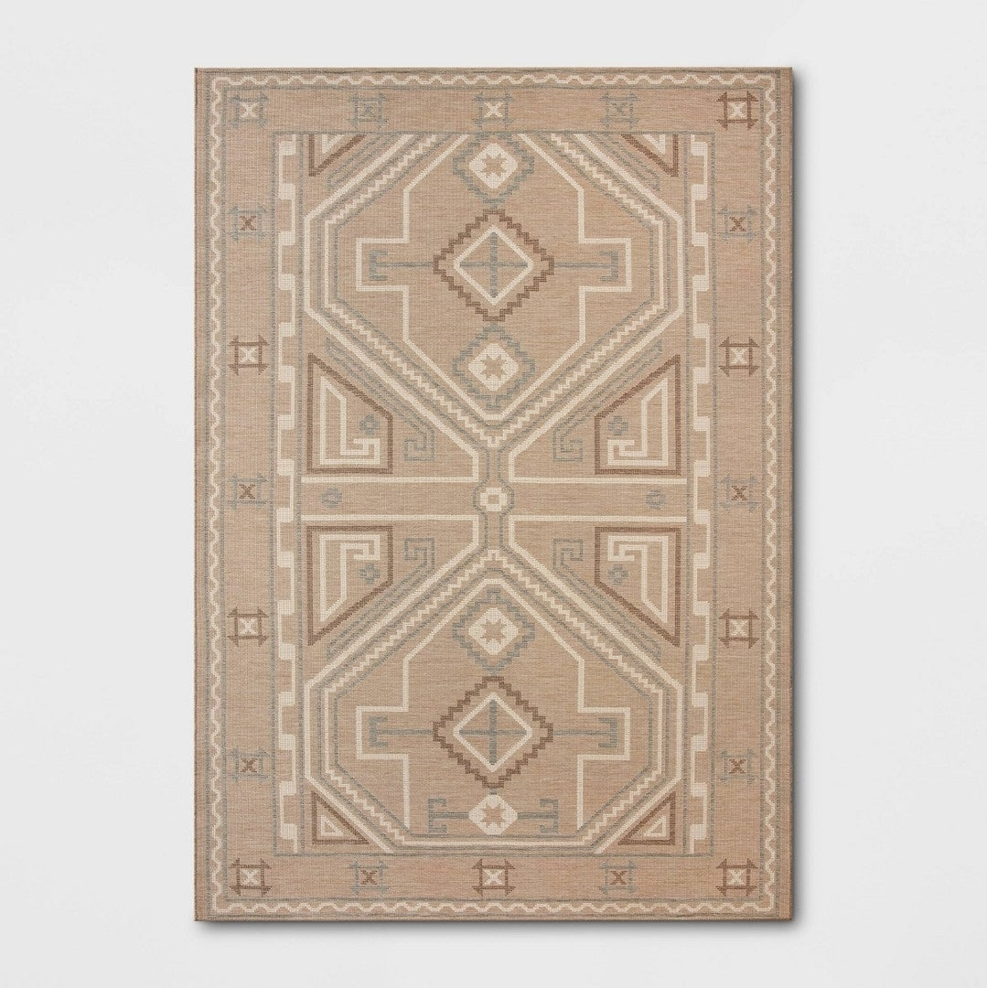 Threshold 7x10 Modern Persianlinen tonal outdoor rug
