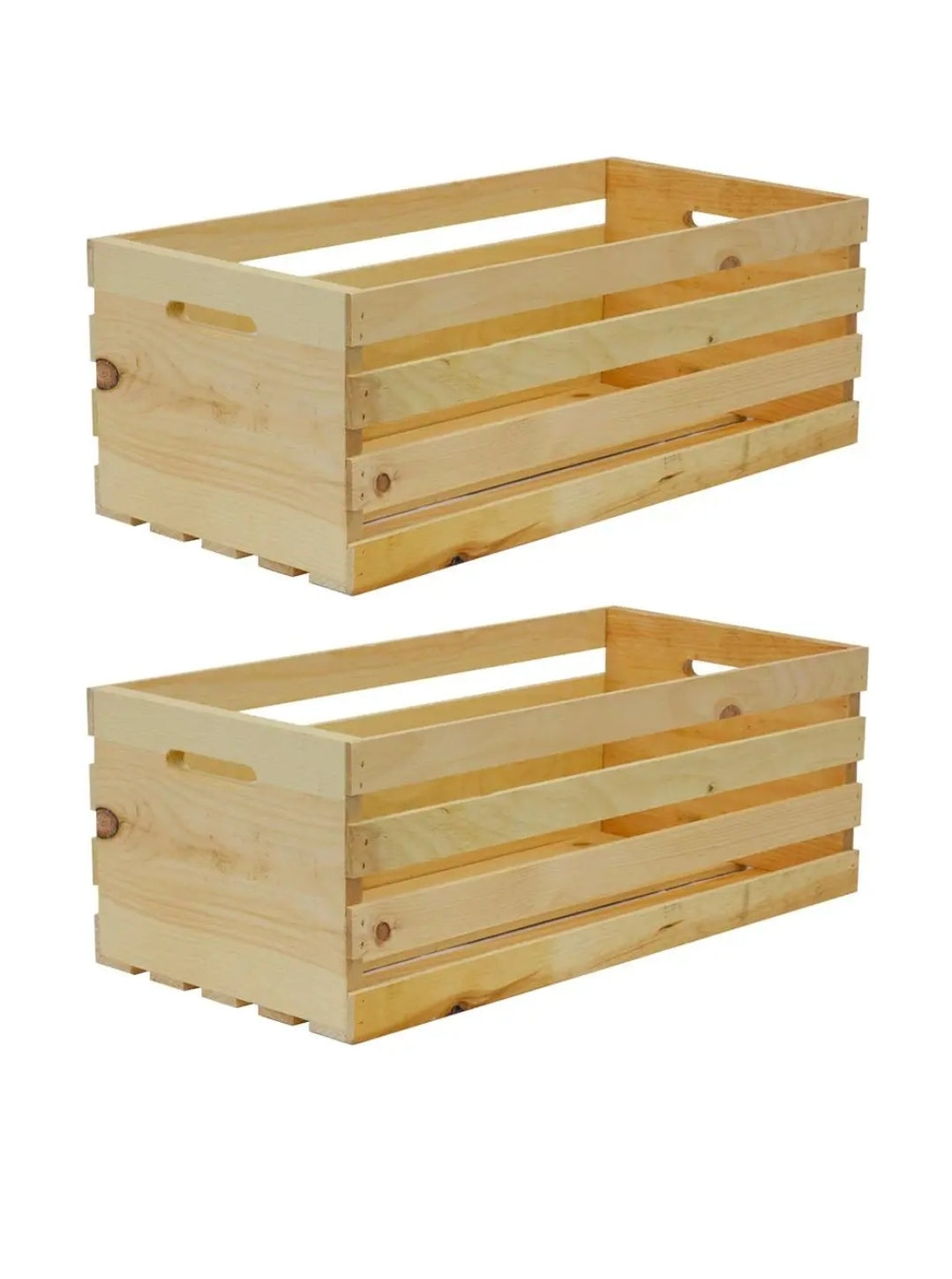 Crates & Pallet
27 in. x 12.5 in. x 9.5 in. X-Large Wood Crate (2- Pack)