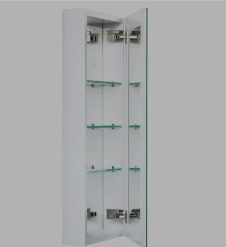 Miseno Dual Mount 36" H X 15" W Medicine Cabinet (Surface or Recessed Mounting)