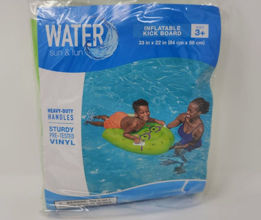 Inflatable Kickboard | Kid Cactus Pool Toy Surfing Skimboard, Water Sun & Fun