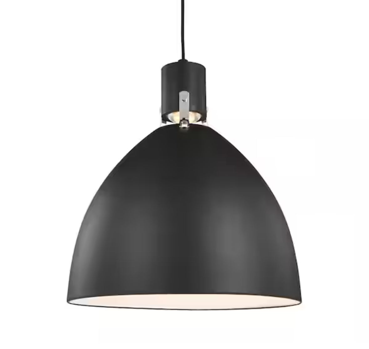 Brynne 14-Watt Matte Black Integrated LED Pendant