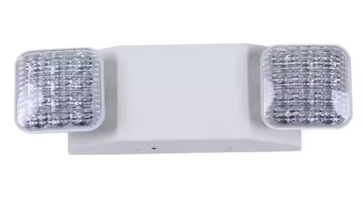 Rectangle 11-Watt Equivalent Integrated LED White Emergency Light with Ni-Cad 6.0-Volt Battery