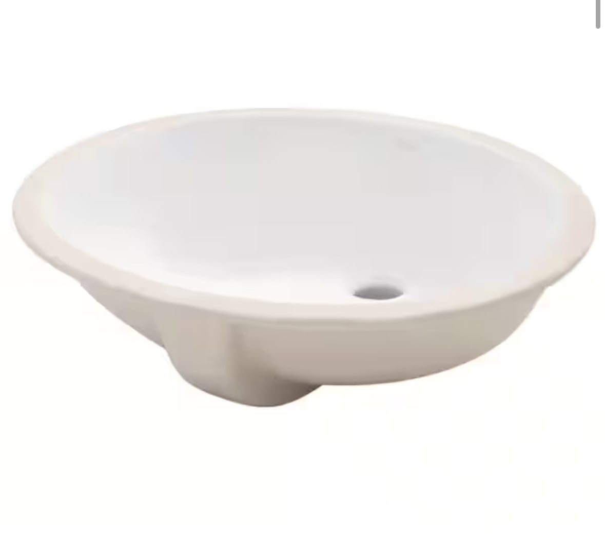 Caxton 21-1/4 in. Vitreous China Undermount Vitreous China Bathroom Sink in White