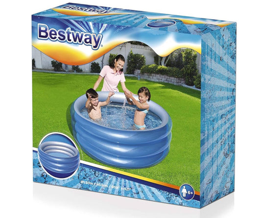 H2OGO! Big Metallic Inflatable Play Pool