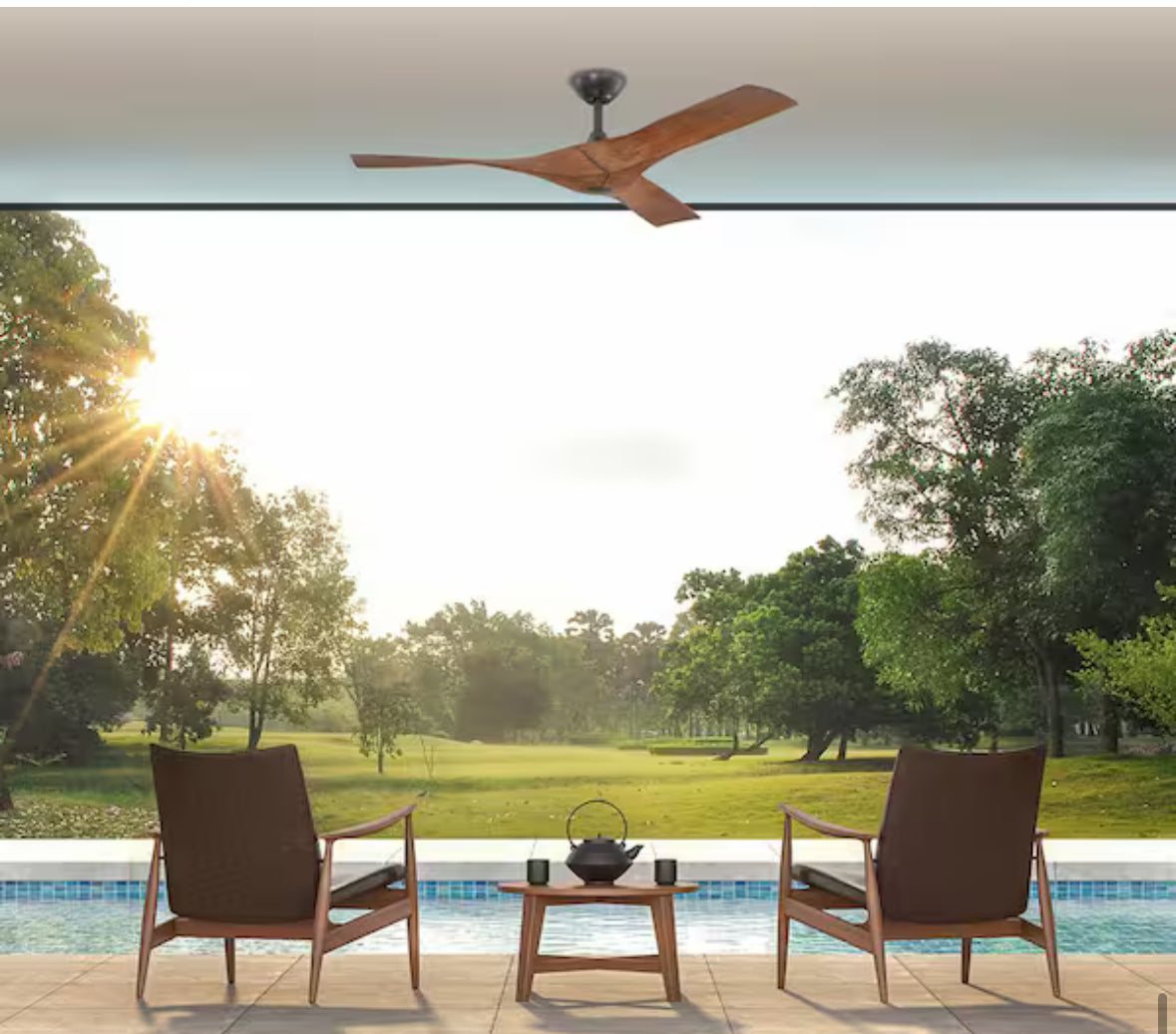 Wesley 52 in. Oil Rubbed Bronze Ceiling Fan with Remote Control