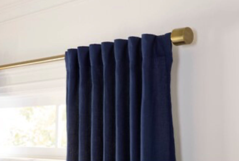 allen + roth 84-in Blue Light Filtering Standard Lined Rod Pocket Single Curtain Panel