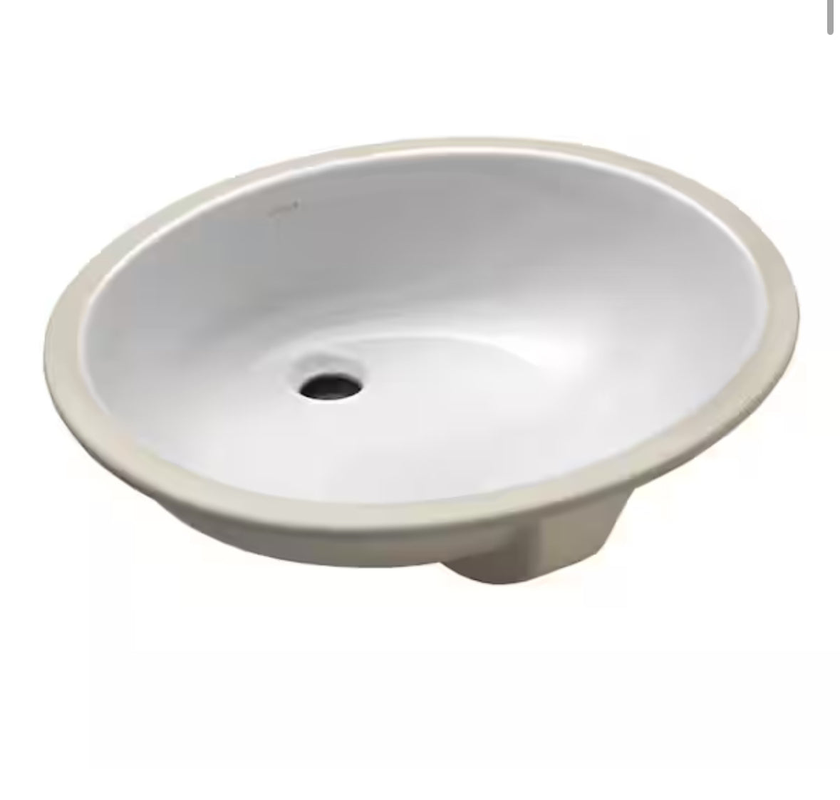 Caxton 21-1/4 in. Vitreous China Undermount Vitreous China Bathroom Sink in White