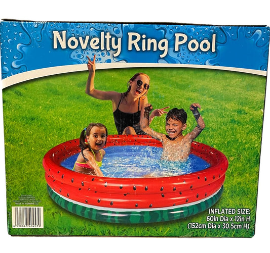 Novelty Ring Pool, Kids Pool 3 Ring Watermelon