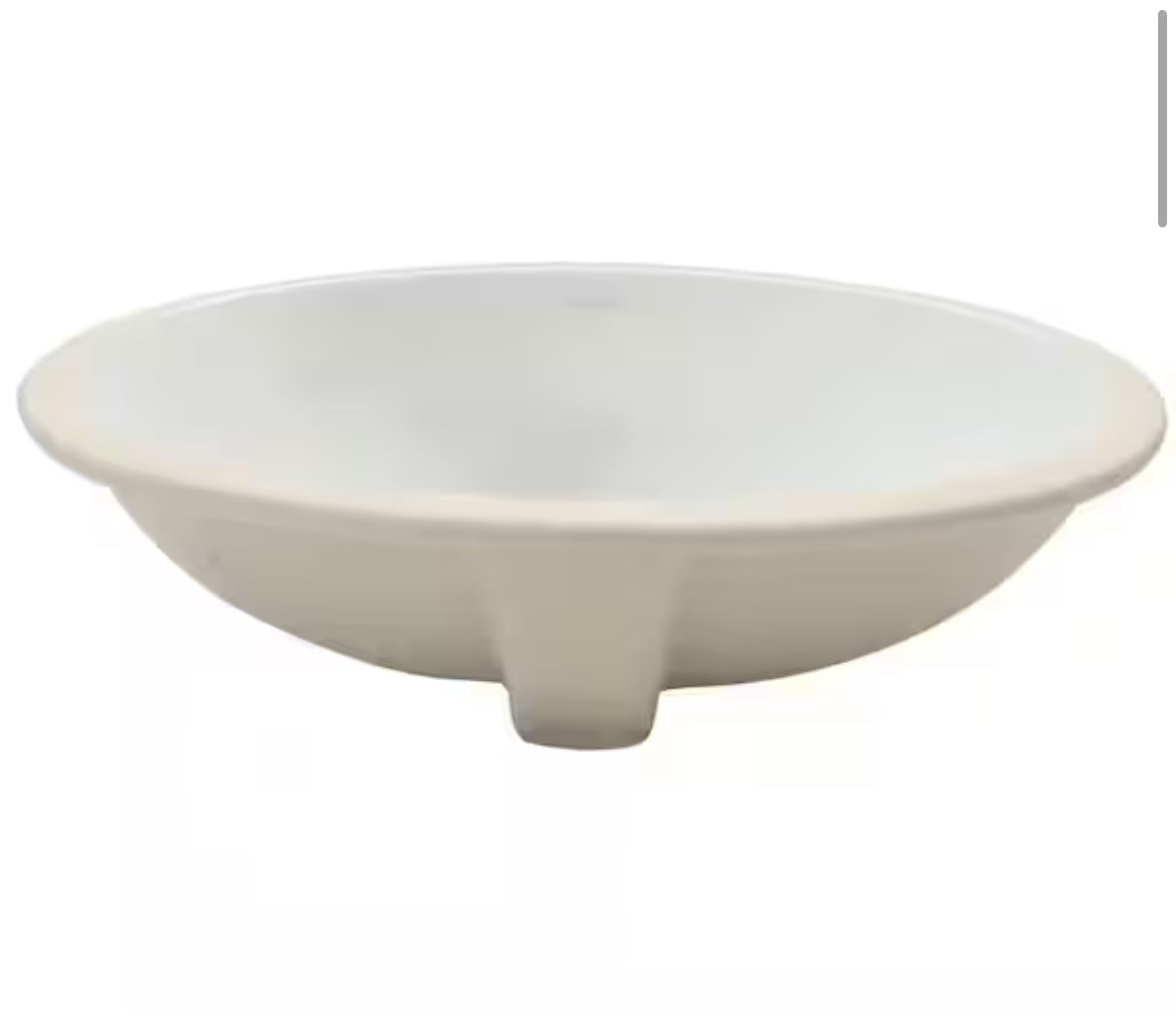 Caxton 21-1/4 in. Vitreous China Undermount Vitreous China Bathroom Sink in White