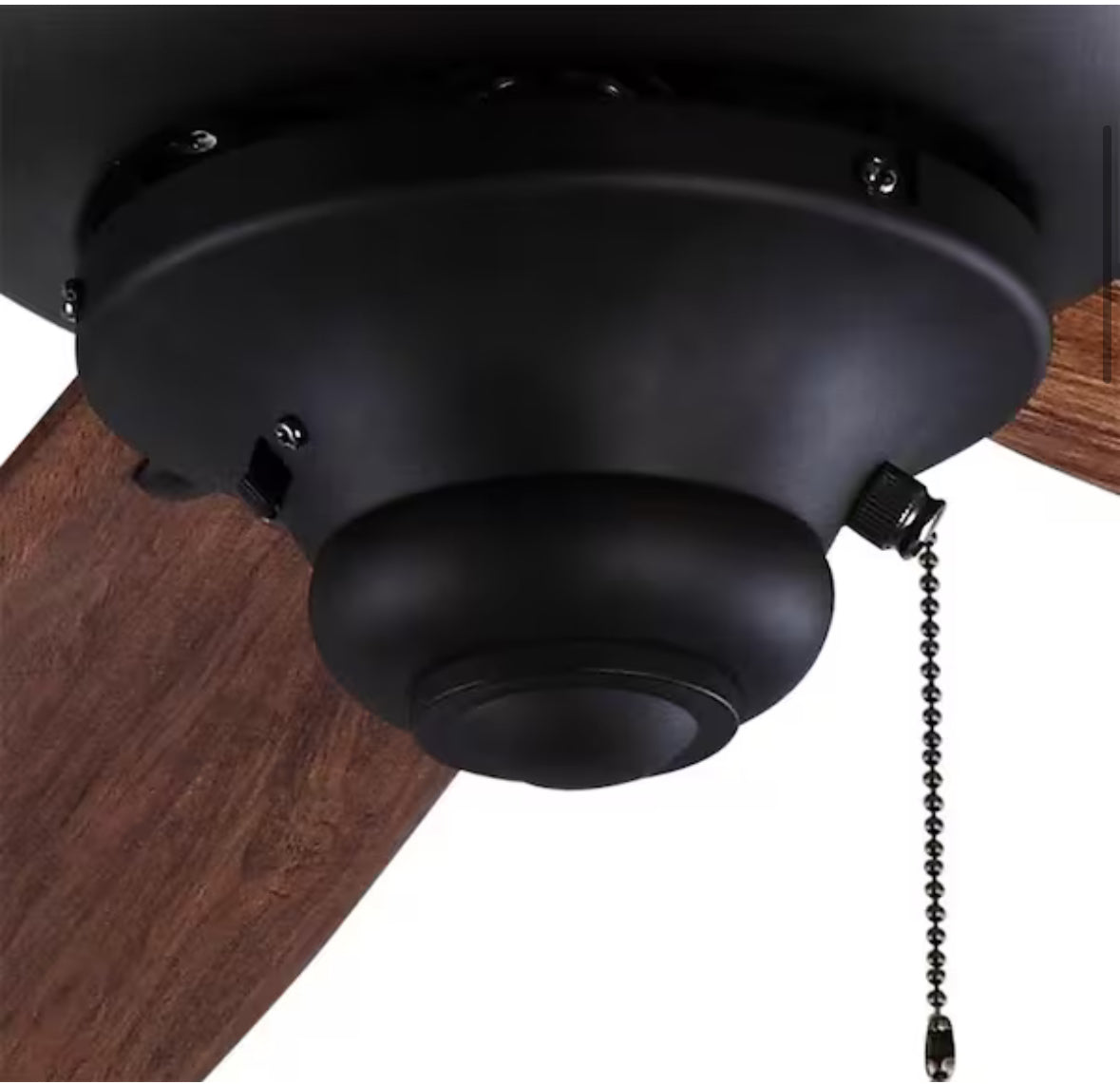 Altura 48 in. Indoor/Outdoor Matte Black Ceiling Fan with Downrod and Reversible Motor; Light Kit Adaptable
272