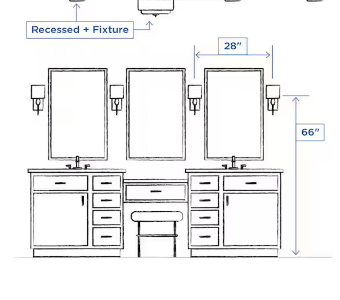 Archives Collection 18-1/2 in. 2-Light Antique Bronze Clear Glass Farmhouse Bathroom Vanity Wall Light