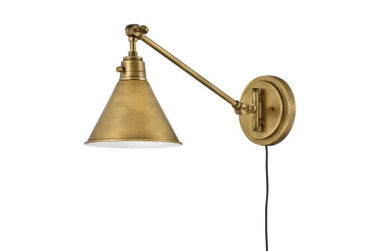 Hinkley Lighting Arti 10" Tall Hardwired or Plug-In Wall Sconce