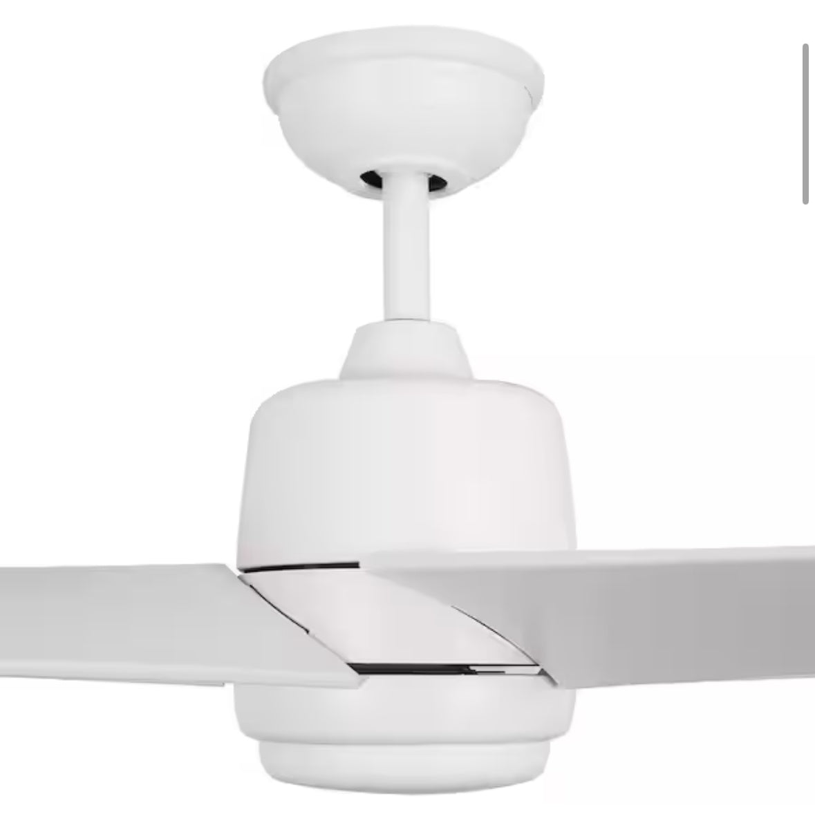 Mena 54 in. White Color Changing Integrated LED Indoor/Outdoor Matte White Ceiling Fan with Light Kit and Remote Control