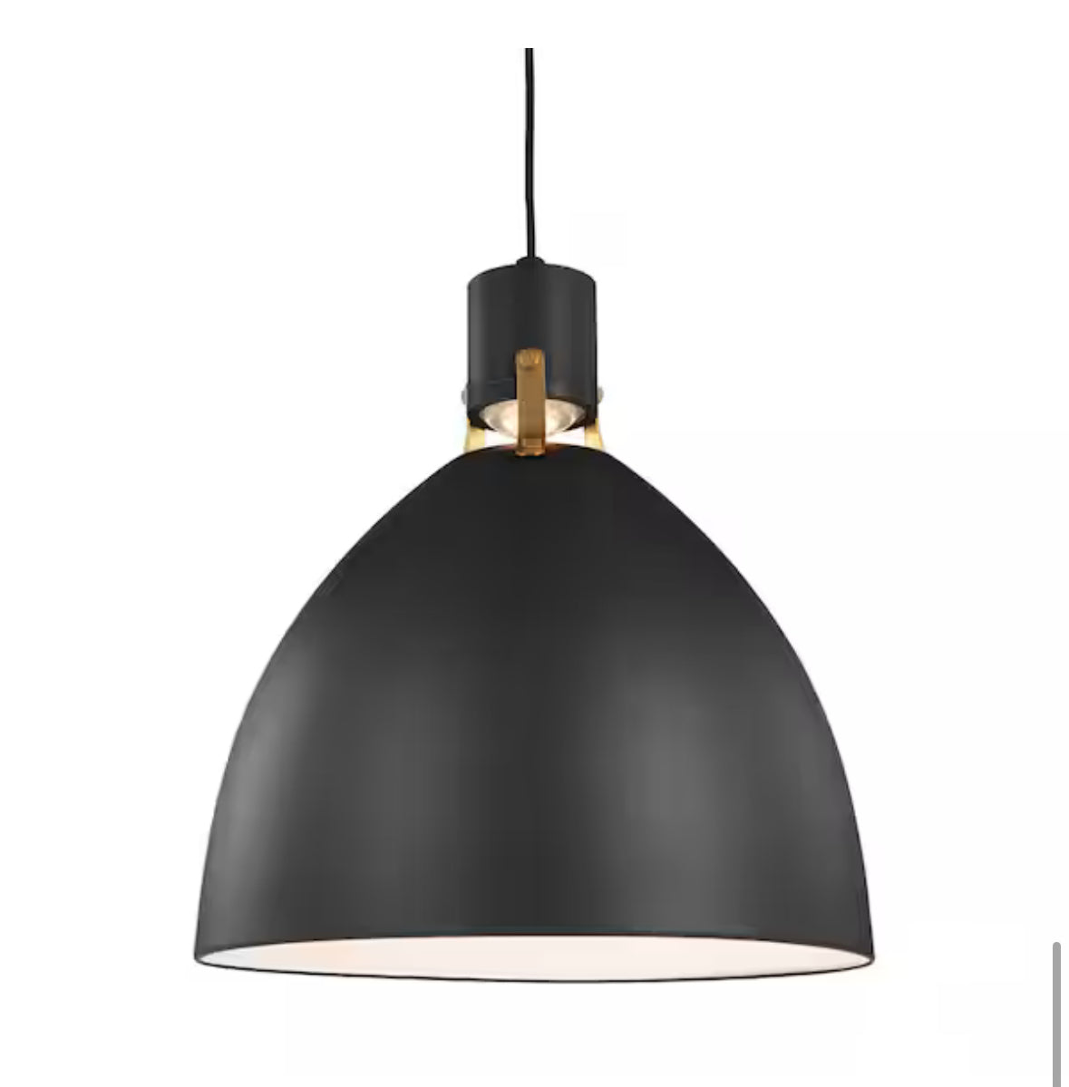 Brynne 14-Watt Matte Black Integrated LED Pendant