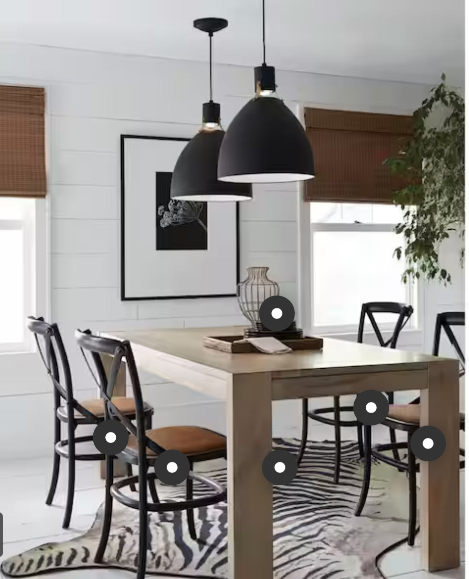 Brynne 14-Watt Matte Black Integrated LED Pendant