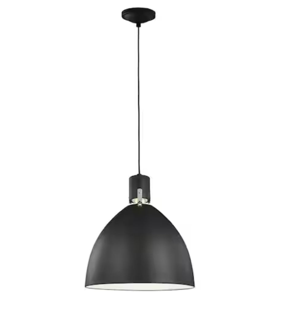 Brynne 14-Watt Matte Black Integrated LED Pendant