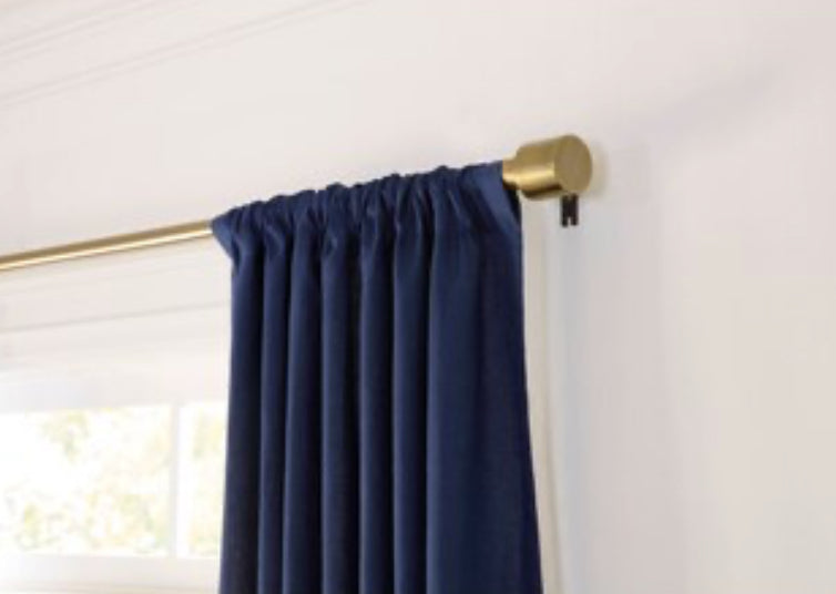 allen + roth 84-in Blue Light Filtering Standard Lined Rod Pocket Single Curtain Panel