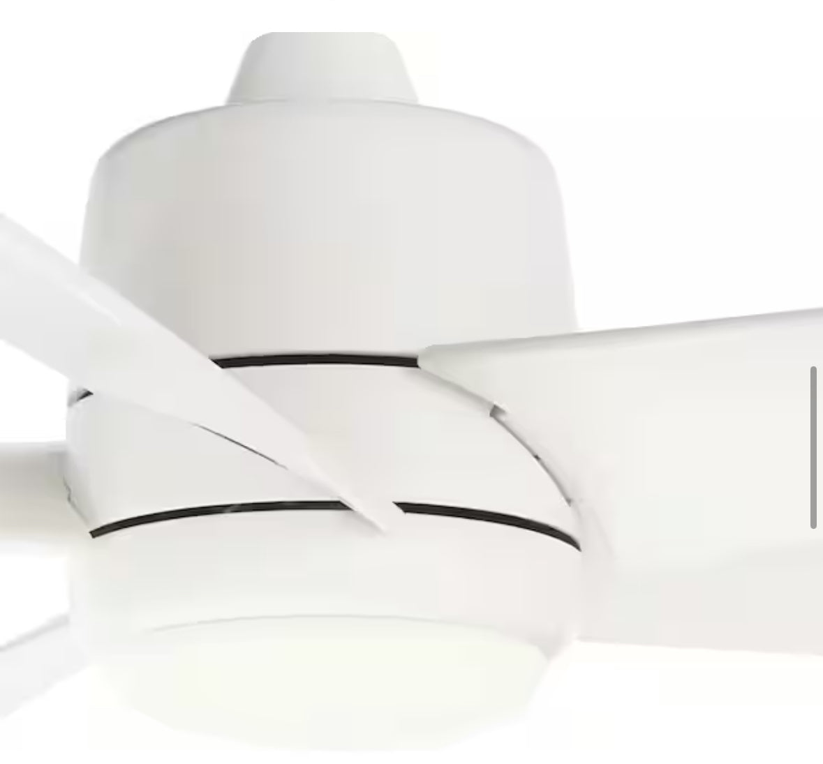 Mena 54 in. White Color Changing Integrated LED Indoor/Outdoor Matte White Ceiling Fan with Light Kit and Remote Control