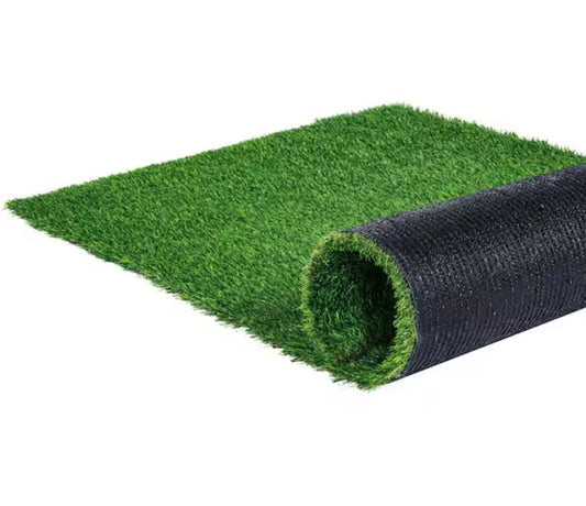 Artificial Grass 3 ft. x 5 ft. Green Turf 1.38 in. Fake Door Mat Artificial Grass with Drainage Holes Runner Rug