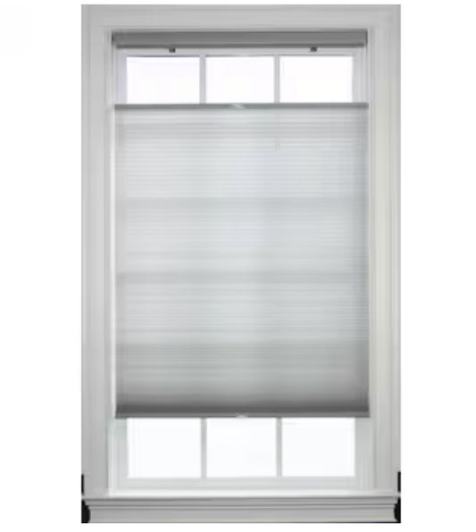 allen + roth 47-in x 72-in Gray Light Filtering Cordless Top-down/bottom-up Cellular Shade