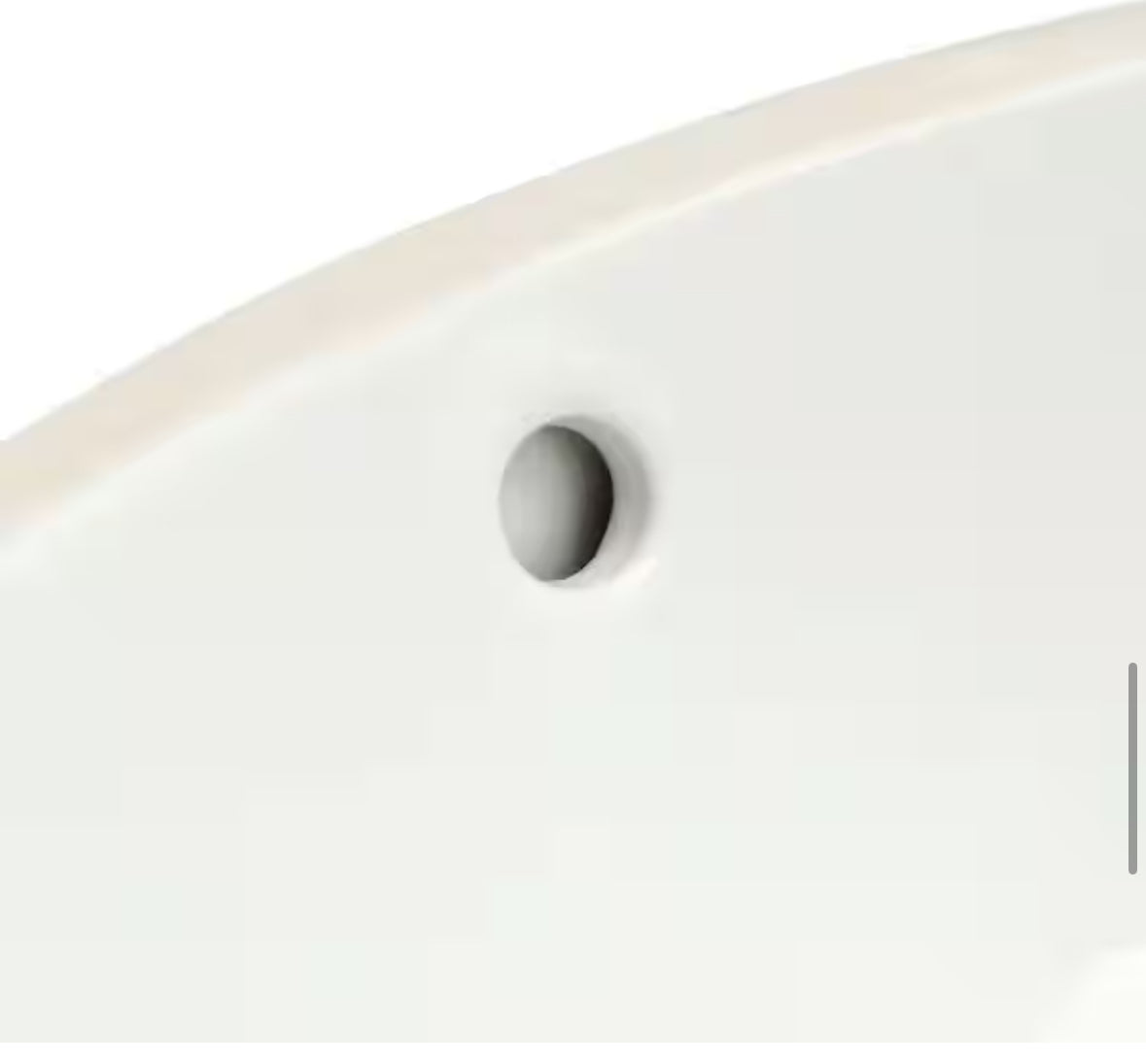 Caxton 21-1/4 in. Vitreous China Undermount Vitreous China Bathroom Sink in White