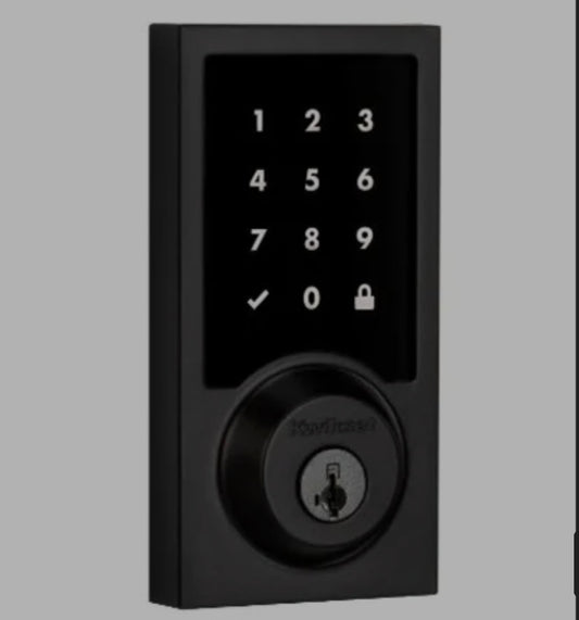 Kwikset SmartCode 916CNT Touchscreen Electronic Deadbolt with Smartkey and Z-Wave technology