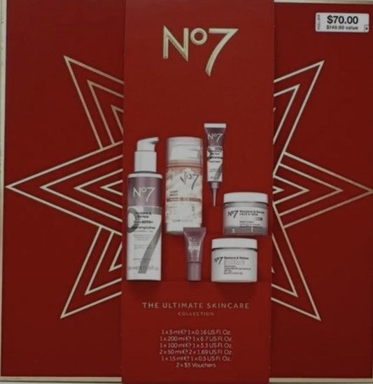 No 7 The Ultimate Skincare Collection. Restore & Renew Set