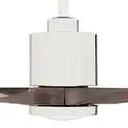 Triplex 60 in. LED Polished Nickel Ceiling Fan with Light