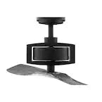 Alderbrook 60 in. Indoor Matte Black Ceiling fan with Remote Control