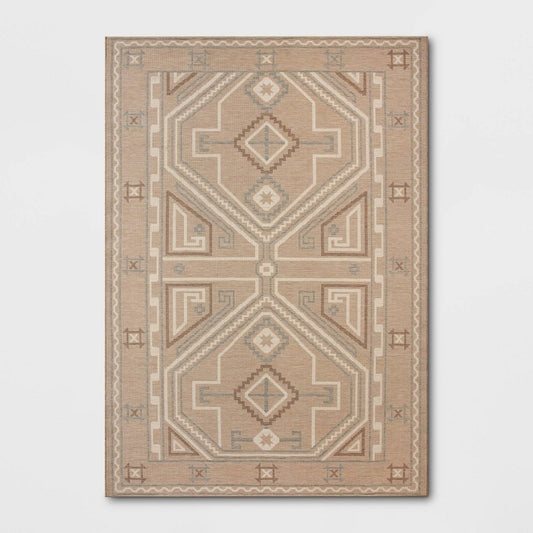 Threshold 7x10 Modern Persianlinen tonal outdoor rug