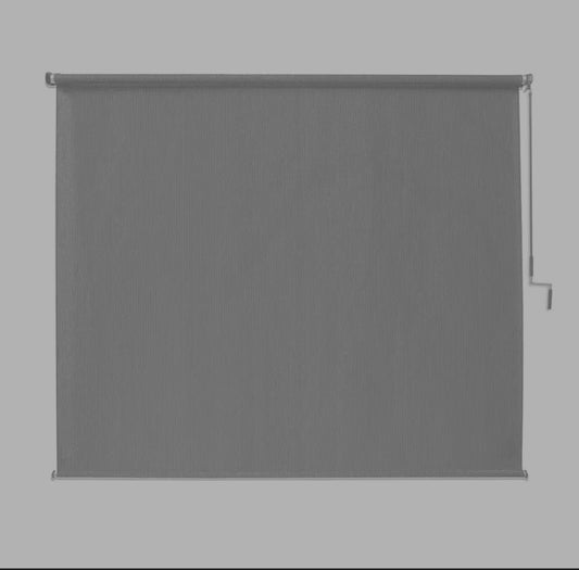 Coolaroo Stone Cordless UV Blocking Fade Resistant Fabric Exterior Roller Shade 72 in. W x 96 in. L