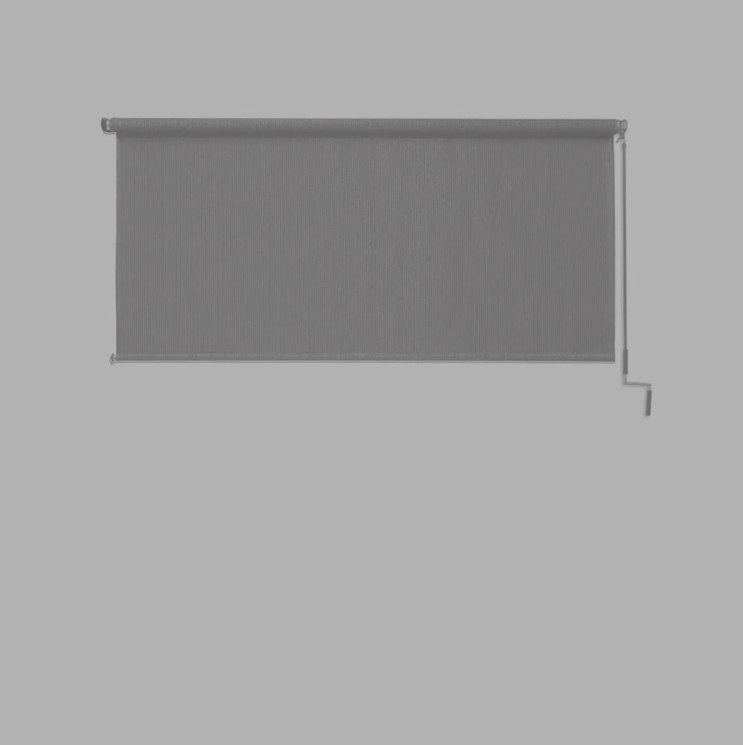 Coolaroo Stone Cordless UV Blocking Fade Resistant Fabric Exterior Roller Shade 72 in. W x 96 in. L