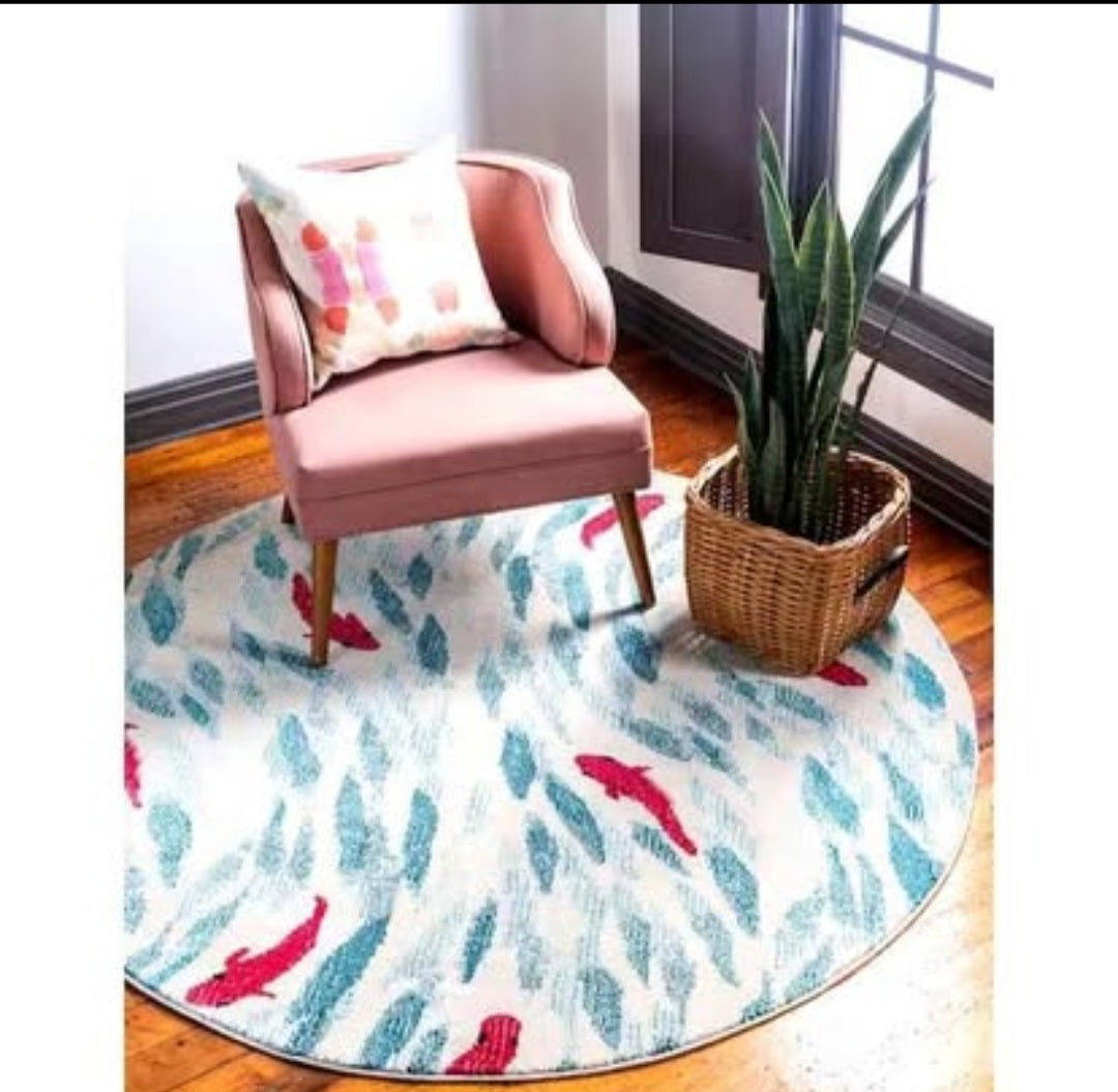 Positano Shoal Beige 8' 0 x 8' 0 Round Rug