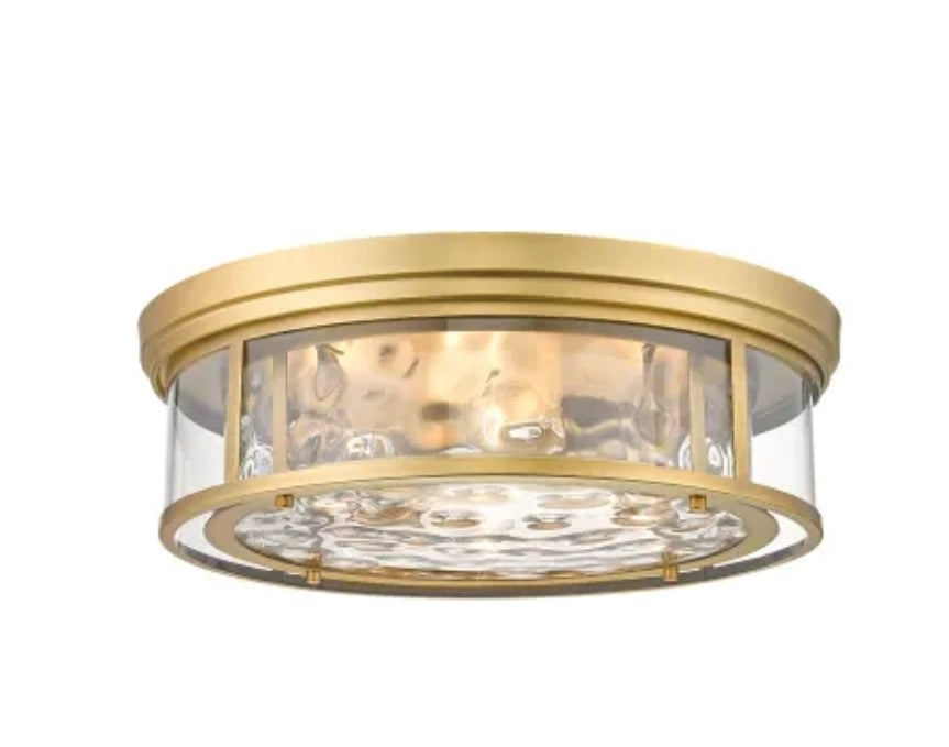 Z-Lite Clarion 4 Light 21" Wide Flush Mount Drum Ceiling Fixture