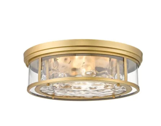 Z-Lite Clarion 4 Light 21" Wide Flush Mount Drum Ceiling Fixture