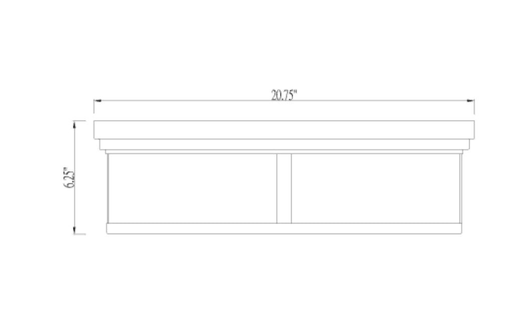 Z-Lite Clarion 4 Light 21" Wide Flush Mount Drum Ceiling Fixture