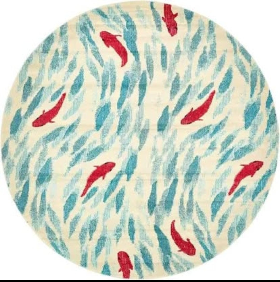 Positano Shoal Beige 8' 0 x 8' 0 Round Rug
