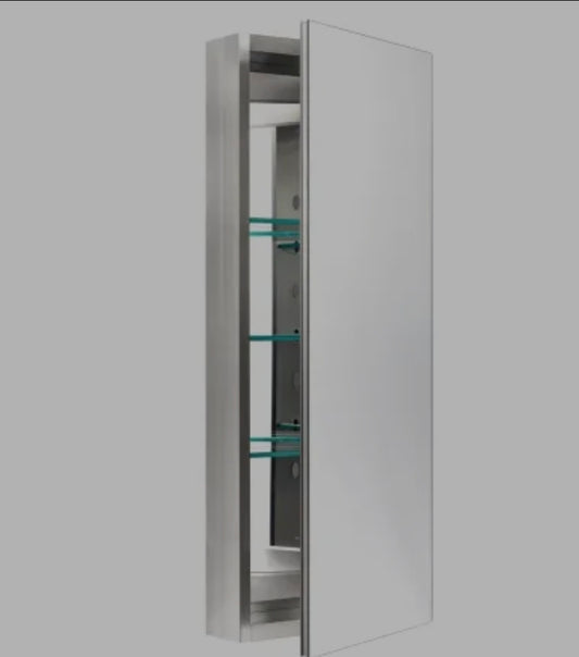 Miseno Dual Mount 36" H X 15" W Medicine Cabinet (Surface or Recessed Mounting)